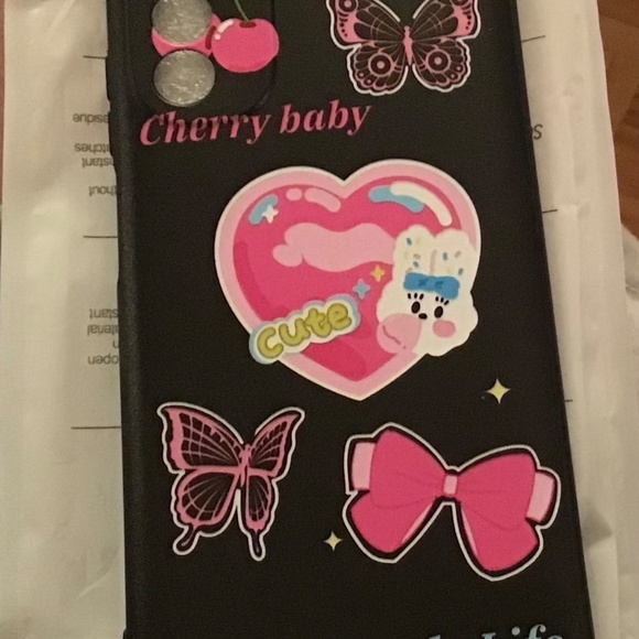 ๐ Cherry ๐ Baby ๐ Moto G 2022 jelly phone case 2 available - Picture 2 of 3